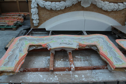 Schlossbauhütte 7 Festons